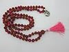 Rudraksha Beads & Pink Jade Yoga Meditation Rosary Shiva Mala