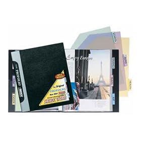 ITYI6 - Profolios, Poly Covers, Letter Size, 6 Pages, Black