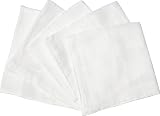 Mull Waschlappen 30/30 5er Pack weiss