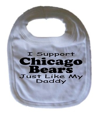 Chicago Bears Baby Bib Funny Bib Personalized Bib