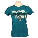Jacksonville Jaguars Women's "Football" Fashion NFL T-Shirt -Small