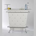 LOUNGE HAUS BAR THEKE BARTRESEN von DESIGN DELIGHTS bartisch hausbar minibar weiss