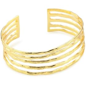 gorjana Perry Gold-Tone Five Band Cuff Bracelet