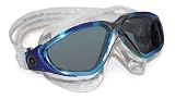 Aqua Sphere Vista Swim Mask (Smoke Lens, Trans/Aqua/Blue/Gray)