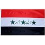 Iraq National Country Flag - 3 foot by 5 foot Polyester (New)
