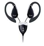 iLuv i306BLK Earphone with Hands-Free Microphone (Black)