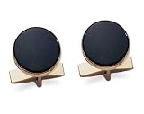 14k Yellow Gold Cuff Links