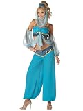 Sexy Blue Genie Costume Harems Jewel Dancer Theatre Costumes Great Couples Costume