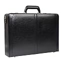SOLO Leather Expandable Laptop Attache