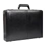 SOLO Leather Expandable Laptop Attache