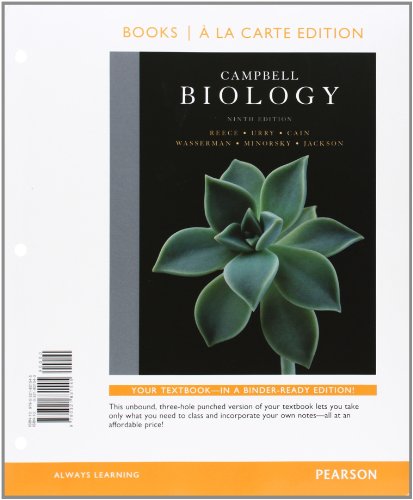 Campbell Biology, Books a la Carte Edition (9th Edition)
