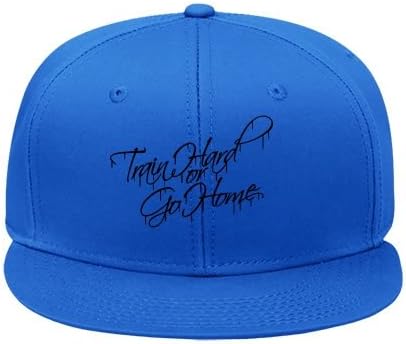 New Arrival Train Hard Or Go Home Graffiti Logo Blue Cotton Style Brand Snapback Caps Excellent Hip Hop Caps &amp; Hats Classic Adjustable Sun Capsmale/female Kristicastil