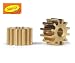 Slot.it 1:32 Slot Car 6.75mm Brass Anglewinder Pinion 12-tooth 2-pack Pi6712o