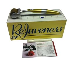 Derma Roller By Rejuveness (.2 mm) Gold Plated Titanium Alloy Needles,A Common Cosmetic Procedure for Treating Many Conditions By Stimulating Collagen and Elastin Production. Repairs * Aged Skin * Acne Scarring * Wrinkles * Stretch Marks * Celluite * Hair Loss *. In Addition Rollers Boost Effectiveness Of Topically Skincare Products Up To 80%(Order Includes Discount Coupon And A Sample Of Our Skin Memory Serum)