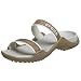 Crocs Women's Patra Slide,Khaki/Pearl White,7 M