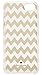 Kate Spade New York Chevron Gold iPhone 7 Case, Clear Multi, iPhone 7 Plus