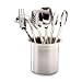 All-Clad 6-pc. Polished Steel Set/Brushed Canister Tools Cooking Tool Set