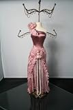 SCHMUCKSTÄNDER BÜSTE TORSO SCHNEIDERPUPPE 42 cm Rose