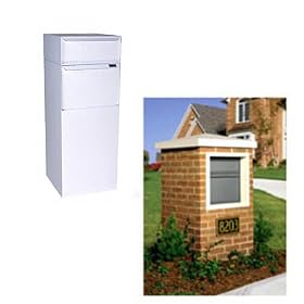 dVault Mailboxes Locking Mailbox & Package Delivery Vault- DVCS0015-3, White