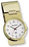 Meridian Gold Tone Money Clip Watch # 7414Y