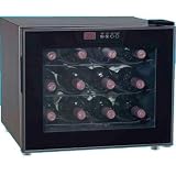 Haier HVUE12ABB 12-Bottle Wine Fridge W Led