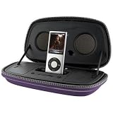 iHome IP29 Portable Speaker Case for iPod and iPhone (Purple)