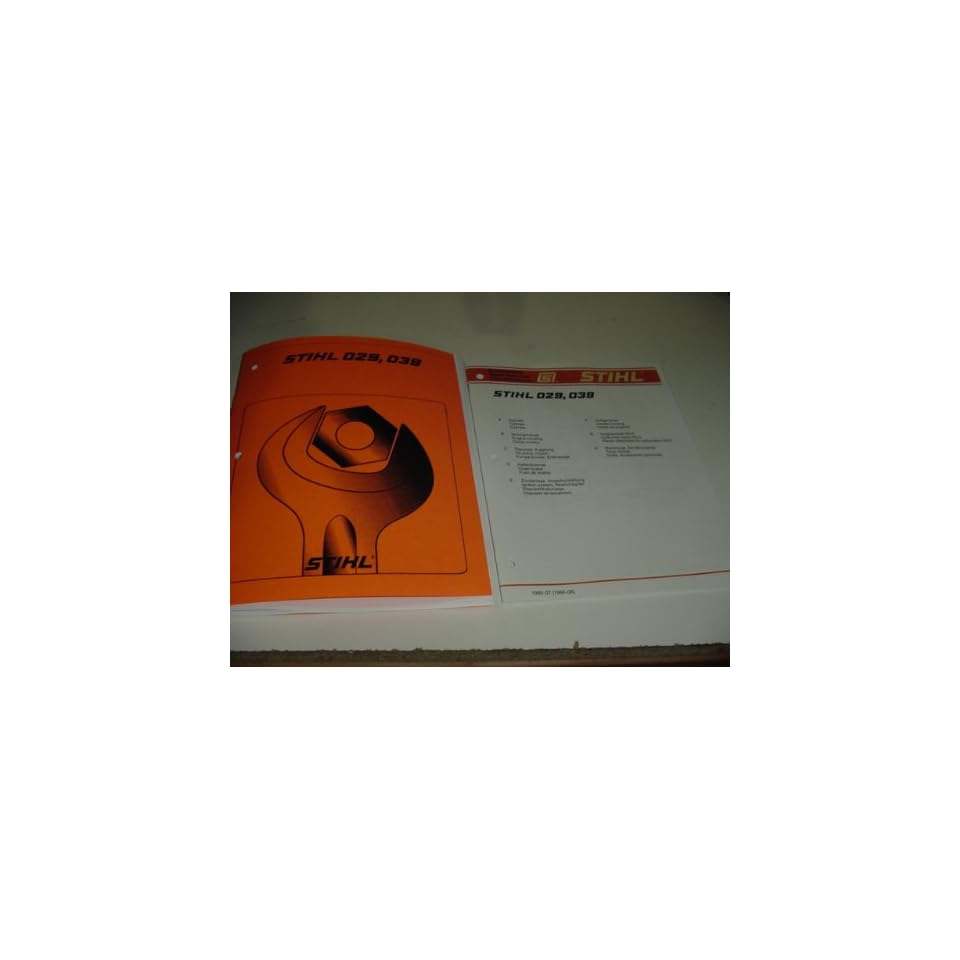 ... Array - stihl 029 039 repair manual parts list stihl books on popscreen  rh popscreen com