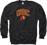 USC Trojans Black Perennial II Crewneck Sweatshirt