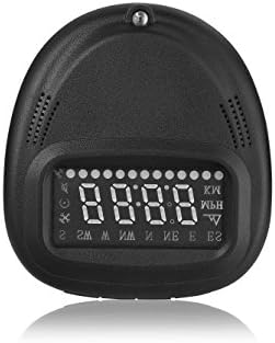 Acepro A1 GPS HUD Head up Display Speedometer KMH / MPH with Overspeed Alarm, Compatible with All Vehicles Cars Trucks SUV - Plug & Play (A1)