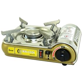 Ultra-Compact and Lightweight Stainless Steel Portable Butane Camping Stove - Piezo...