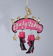 Fashion Avenue "Booty Shaker" Christmas Ornament Plaque with Sexy Shoes