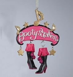 Fashion Avenue "Booty Shaker" Christmas Ornament Plaque with Sexy Shoes