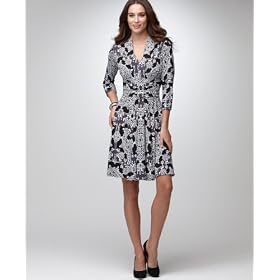 Buy Alfani Dress, Printed V-Neck Empire Waist by Alfani