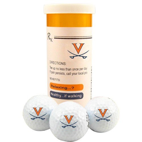 Virginia Cavaliers Rx 3-pack Golf Balls