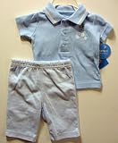 Light Blue Teddy Bear Newborn Baby Set