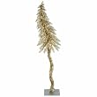 3' Pre-Lit Champagne Sparkling Fantasy Artificial Christmas Tree - Clear Lights