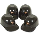 BALTIMORE ORIOLES BATTING HELMET ICE CREAM SNACK BOWLS 4PK