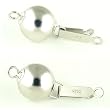 Single Strand 7-7.5 Inch 12MM White Shell Pearl Bracelet