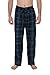 Mens Pajama Pants -Mens pajama Bottoms-Mens fleece Plaid Lounge Pants with Pockets 1 & 3 Pack