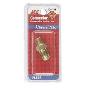 Buy Ace Flare Male Connector Yellow Brass by Anderson Fittings now!