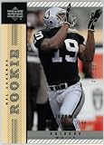 Johnnie Morant Oakland Raiders 2004 Upper Deck Legends Rookie Football Card