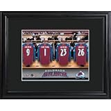 Colorado Avalanche Personalized Locker Room Print with Frame