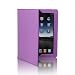 SAVEICON PU Folio Leather Case Cover with Built-in Stand for Apple iPad 1 1st Generation-Purple