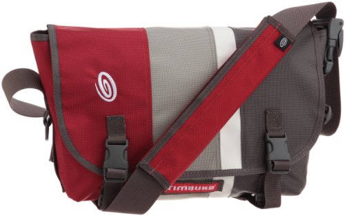 Timbuk2 Umh&auml;ngetasche D-Lux Messenger Race Stripe, rev red/ cement/ white, S, 175-2-6006