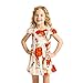 Weixinbuy Kid Baby Girl's Floral Printed Lovely Party Birthday Tutu Dress