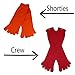 RSG Hosiery Men's & Women's Toe Socks 12-Pack (Black, Crew)