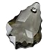 Swarovski Crystal Baroque Pendant 6090 22X15mm "Black Diamond"