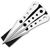 Lightning Bolt Throwing Knives - 3pack with Sheath