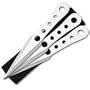 Lightning Bolt Throwing Knives - 3pack with Sheath