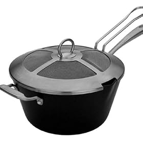 Cookware Deep Fryer 6 Quart In Hard Anodized Aluminum (95099) by MIU France